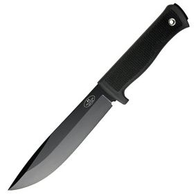 Fallkniven A1 Fixed Blade 6.3 in Black Blade Leather Sheath